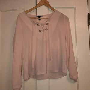 Elegant Light Pink Blouse